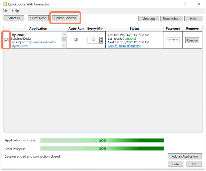 Webconnector_Resync